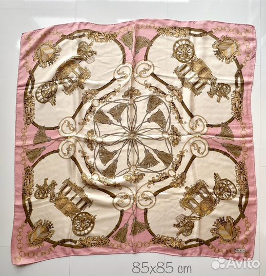 Fendi Hermes Volvo Vakko шелковый платок