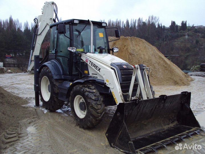 Котлован,планировка,песок, земля, щебень