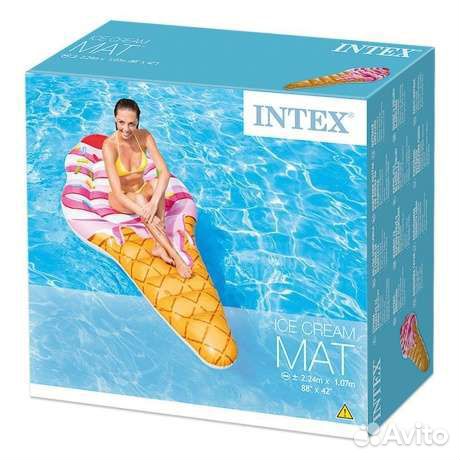 Надувной матрас intex мороженое