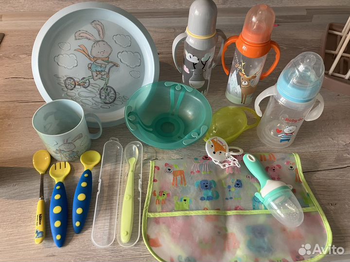 Детская посуда для кормления б/у