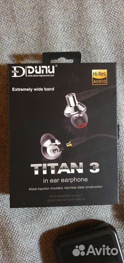 Внутриканальные Hi-Res наушники Dunu Titan 3