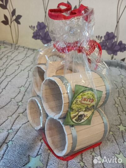 Набор деревянных кружек