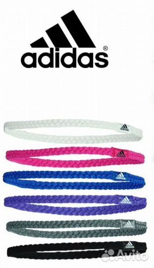 Резинка для головы спортивная adidas