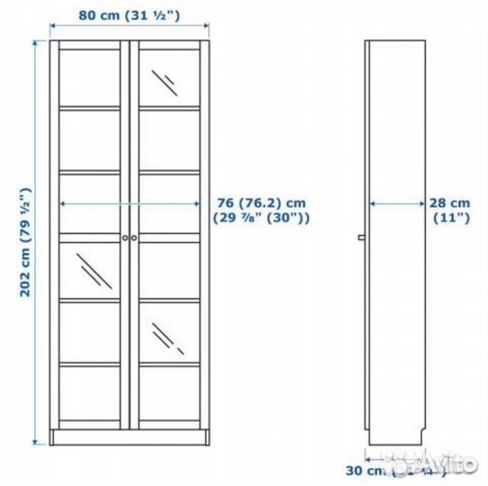 Шкаф IKEA billy byom