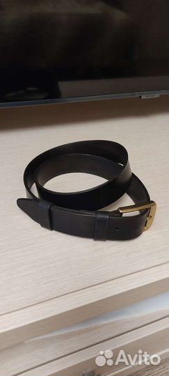 Мужской кожаный ремень ручной работы