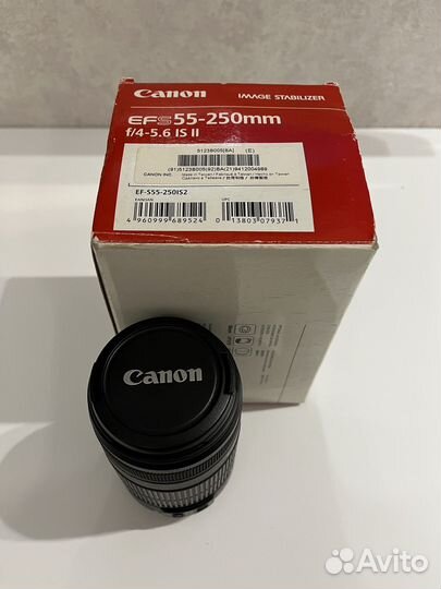 Объектив canon ef55-250
