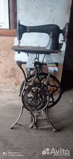 Швейная машинка зингер антикварная