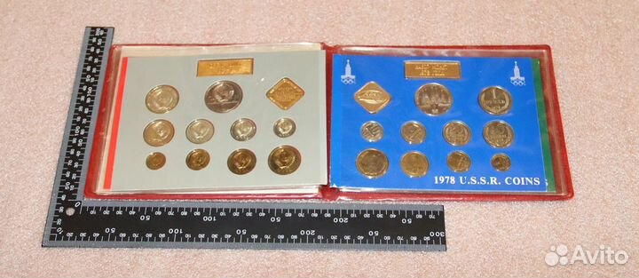 Редкие наборы монет СССР 1977-1980 Олимпиада