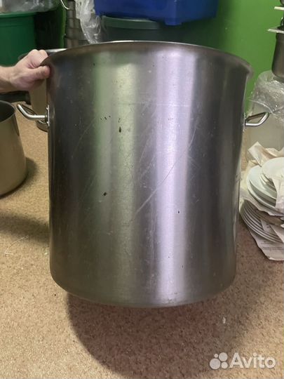 Кастрюля из нержавейки 50 литров luxstahl