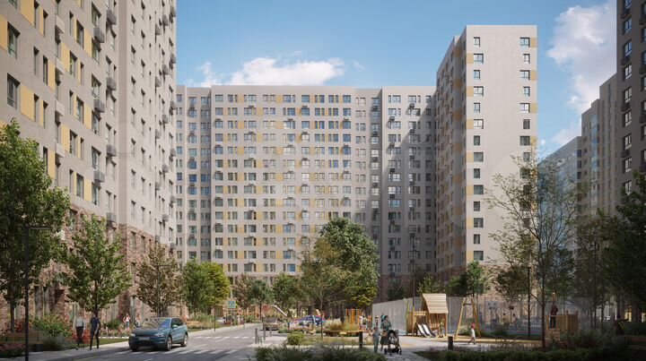 3-к. апартаменты, 67,1 м², 4/17 эт.