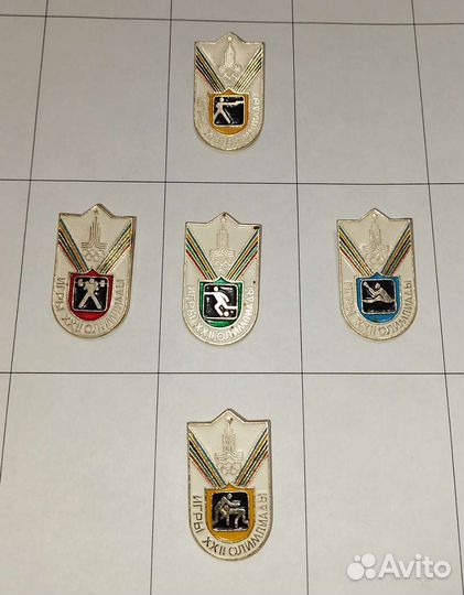 Значки СССР Олимпиада 80 от 50 р