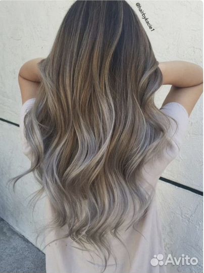 Окрашивание волос модель