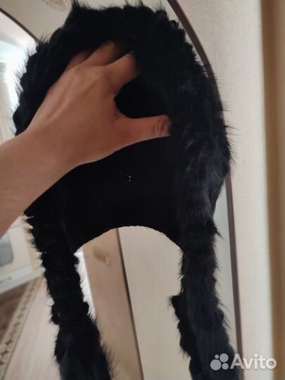 Норка шапка повязка