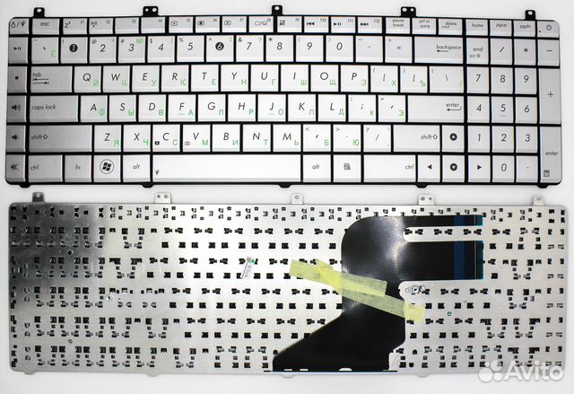 Клавиатура для Asus N55 N55S N75 N75S p/n: 04GN5F