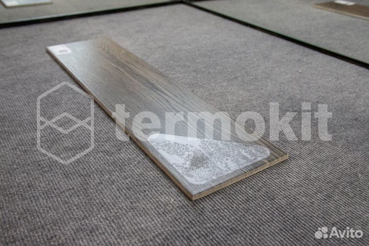 Керамогранит Laparet Oak тёмно-коричневый 15х60