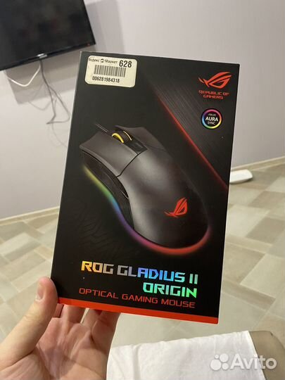 Игровая мышь asus rog gladius II
