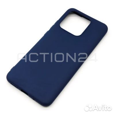 Чехол на Xiaomi Redmi 10A Силиконовый (темно-синий