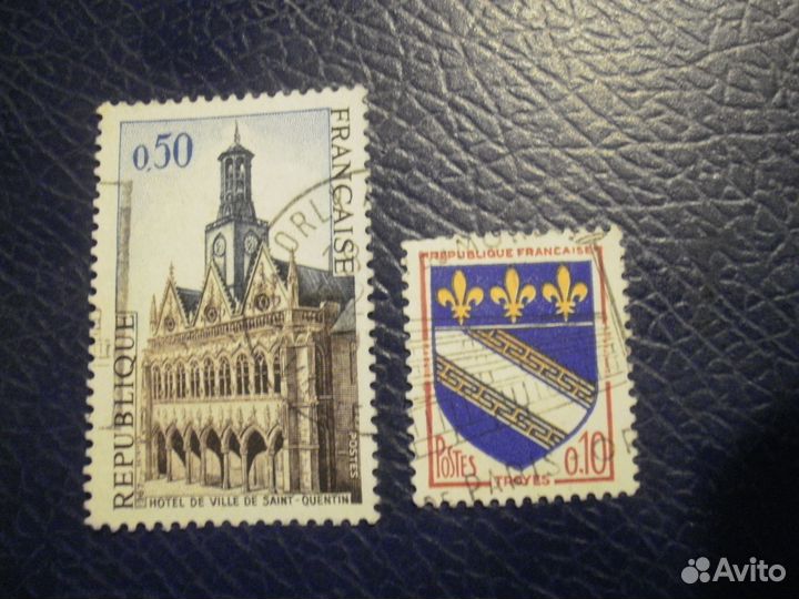 France 1903-1929 Старинные марки Франции 26 штук