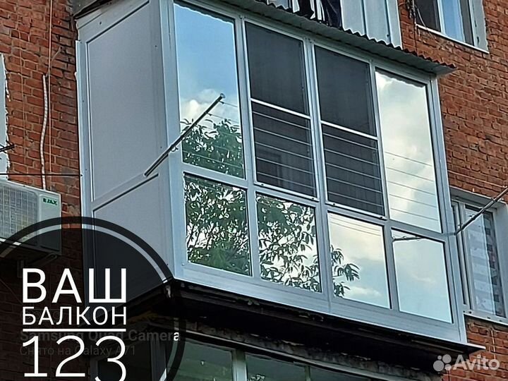 Остекление балконов и лоджий под ключ