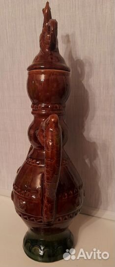 Кувшин (кумган) с крышкой. Скопинская керамика