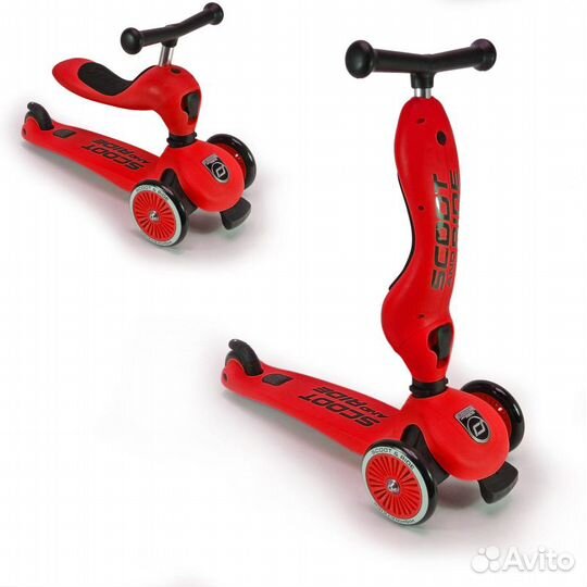 Самокат 3-х колесный беговел Scoot&Ride HighwayKic