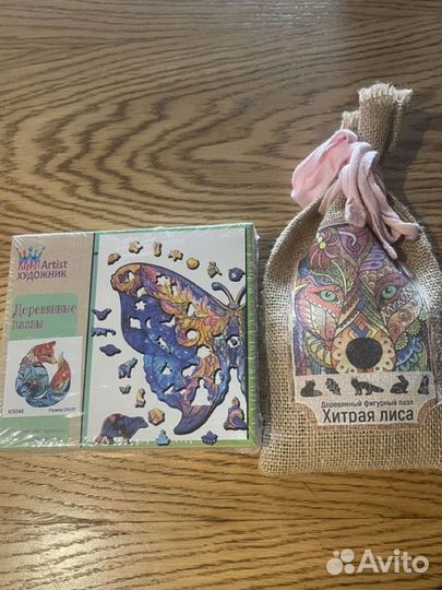 Пазлы деревянные новве в пленке