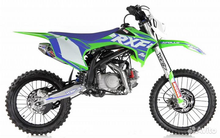 Питбайк apollo RXF freeride 125LE 19/16 зеленый