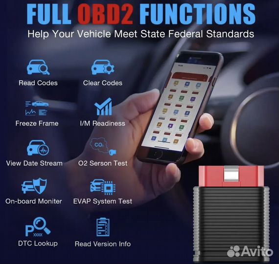 Диагностический сканер kingbolen ediag