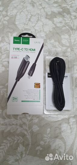 Кабель переходник usb type-c на hdmi