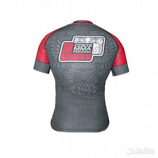 Рашгард кор.рукав Союз мма России Детский (красный
