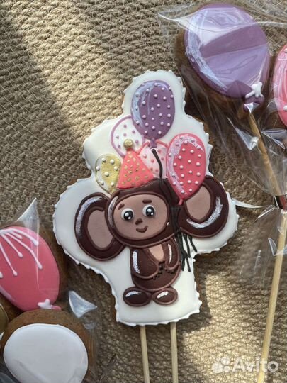 Пряники топпер на торт