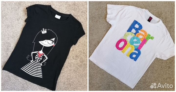 Фирменные майки для девочки 7-8-9-10-11-12 лет