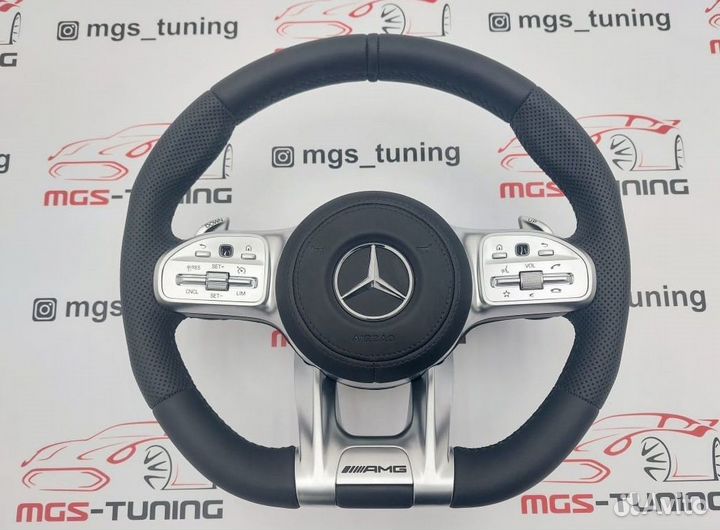 Руль GLS 63 AMG Кожа на Mercedes GLS X167