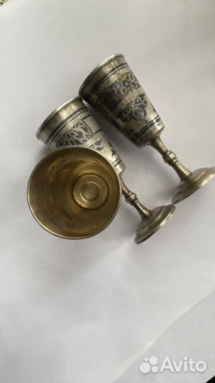 Рюмка серебро 875 Кубачи СССР