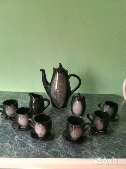 Сервиз кофейный на 6 персон новый