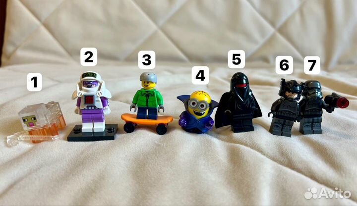 Lego минифигурки разные
