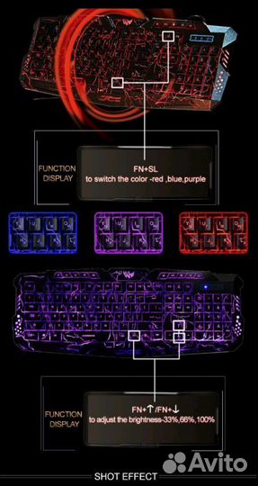 Новые игровые клавиатуры светящиеся