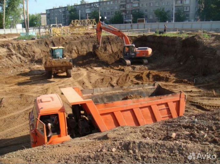 Грунт для отсыпки в любых объемах