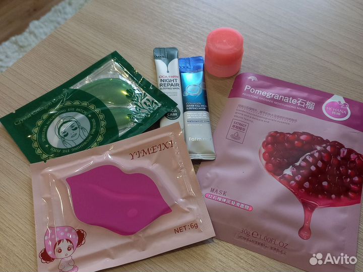 Косметика маски, патчи для глаз и губ