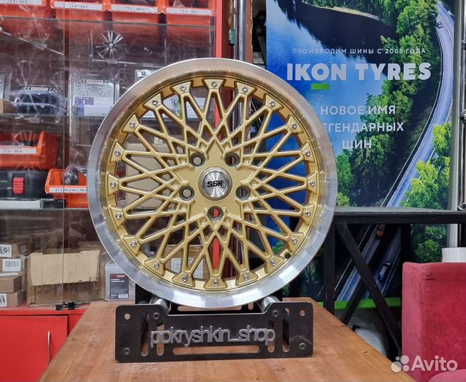 Диски R17 5x114.3 SSR Golden