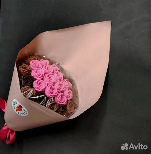 Букет - 29 Роз из Бельгийского Шоколада