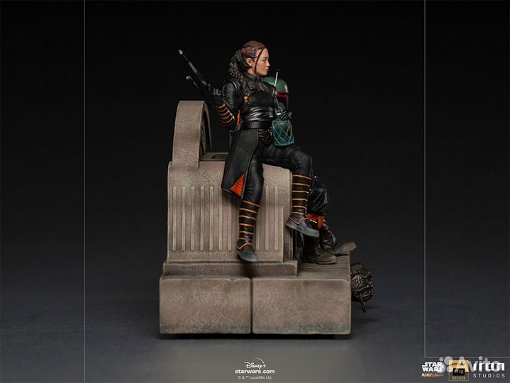 Boba Fett & Fennec Shand on Throne Deluxe
