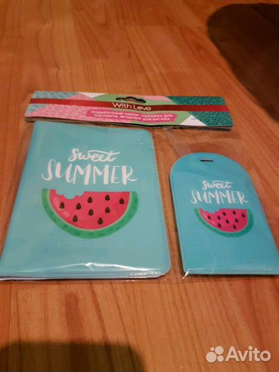 Обложка для паспорта, бирка для багажа