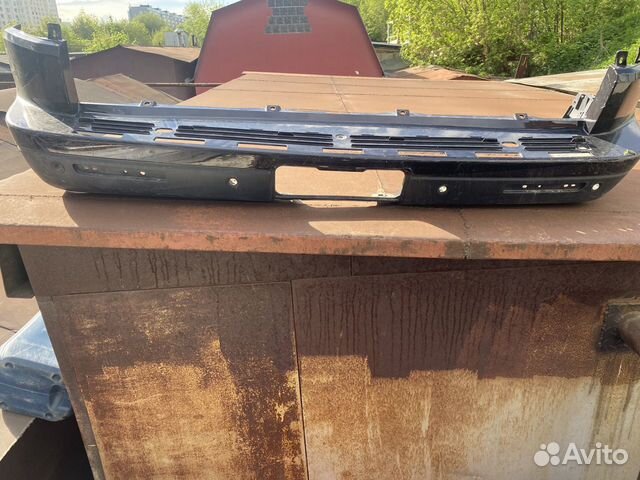 Land rover discovery 4 бампер задний белый