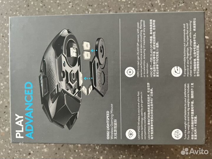 Игровая мышь Logitech G502 беспроводная