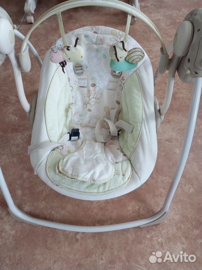 Шезлонг, качели электрические