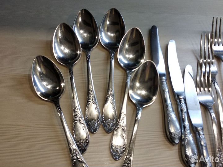 Набор мельхиор зиш новый 18 предметов