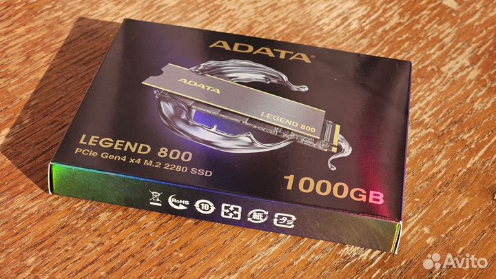 Накопитель SSD adata legend 800 M.2 NVMe 1TB