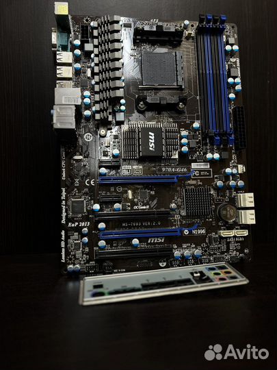 MSI 970A-G46 сокет ам3+