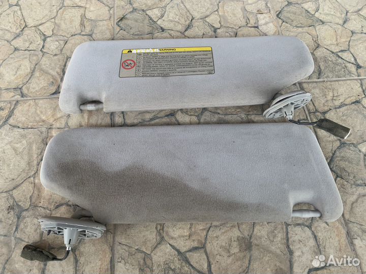 Toyota avensis т 250 солнцезащитные козырьки